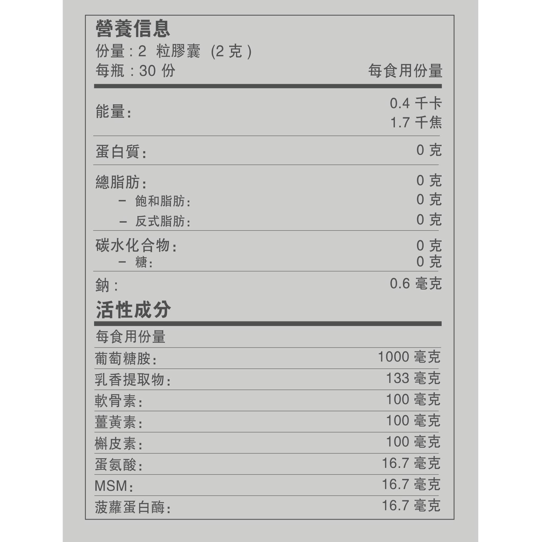 Lovini Joint Care Xtra (60 Capsules) x3 bottles - Lovini Health