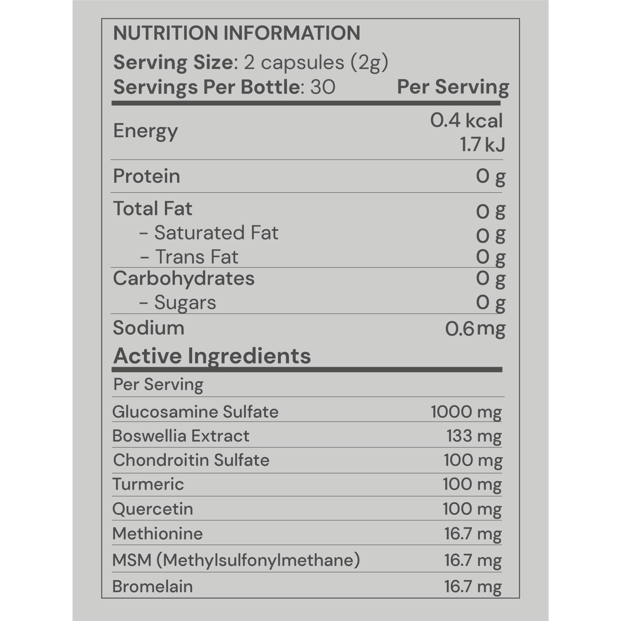 Lovini Joint Care Xtra (60 Capsules) x3 bottles - Lovini Health