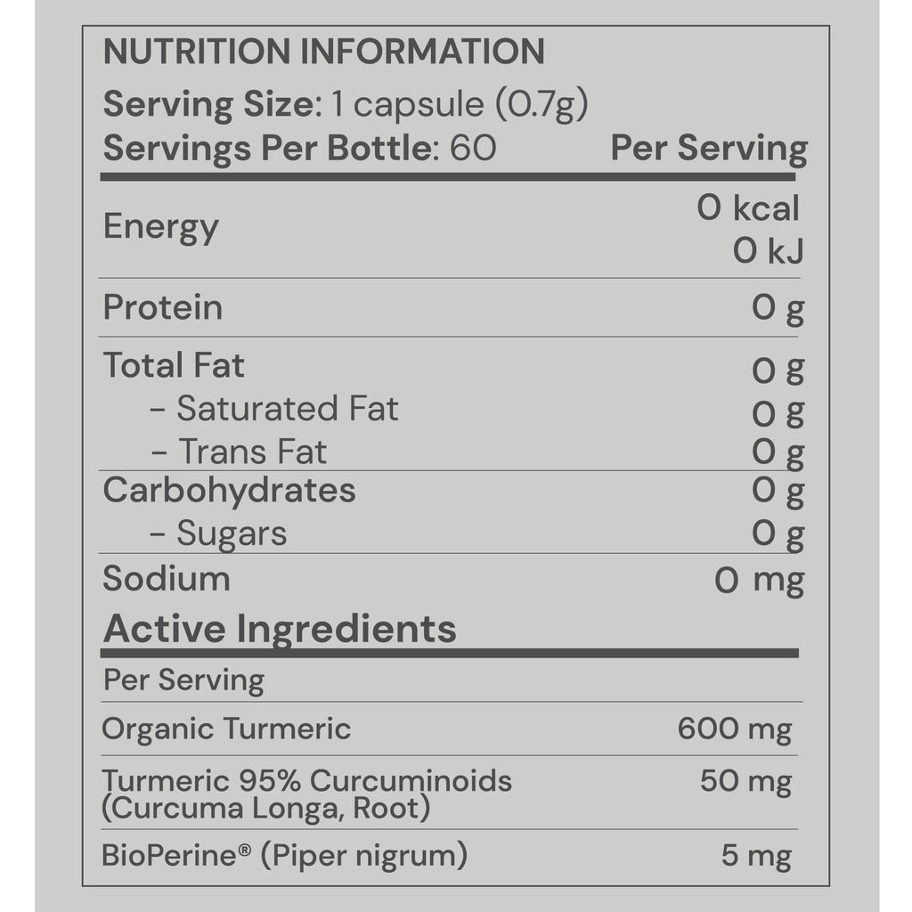 Lovini Turmeric with BioPerine® (60 Capsules) x3 bottles - Lovini Health