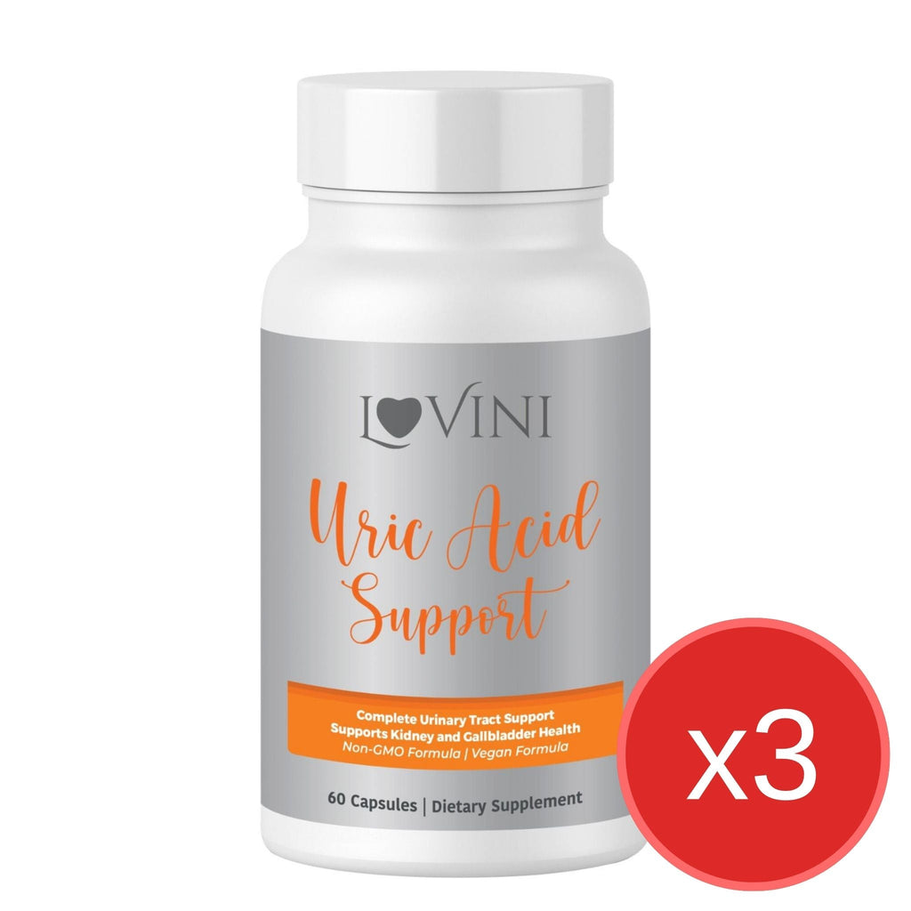 Lovini Uric Acid Support (60 Capsules) x3 bottles - Lovini Health