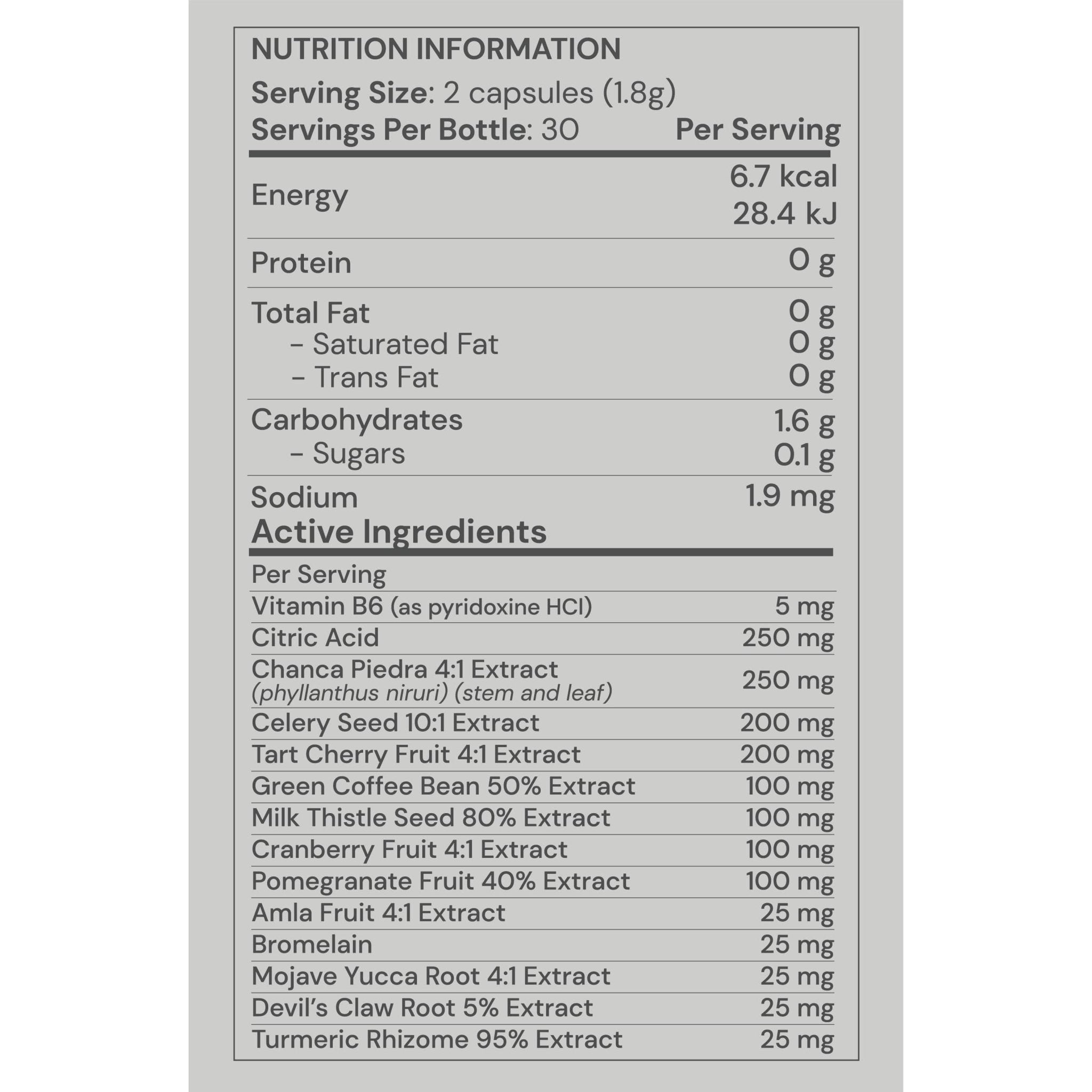 Lovini Uric Acid Support (60 Capsules) x3 bottles - Lovini Health