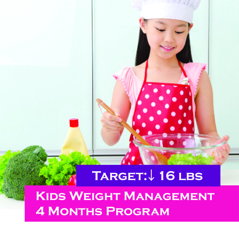 LoviniKids Weight Management Program – 4 Months (Target -16 lbs)