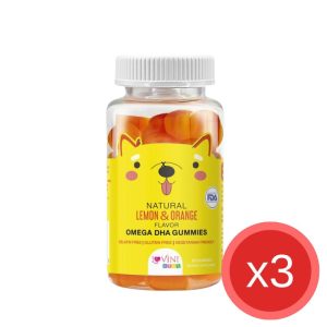 LoviniKids Omega DHA Gummies 60 gummies x3 packs